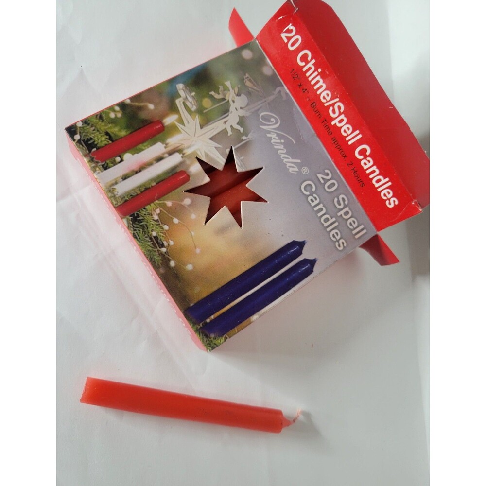 Red Chime Candles 4"